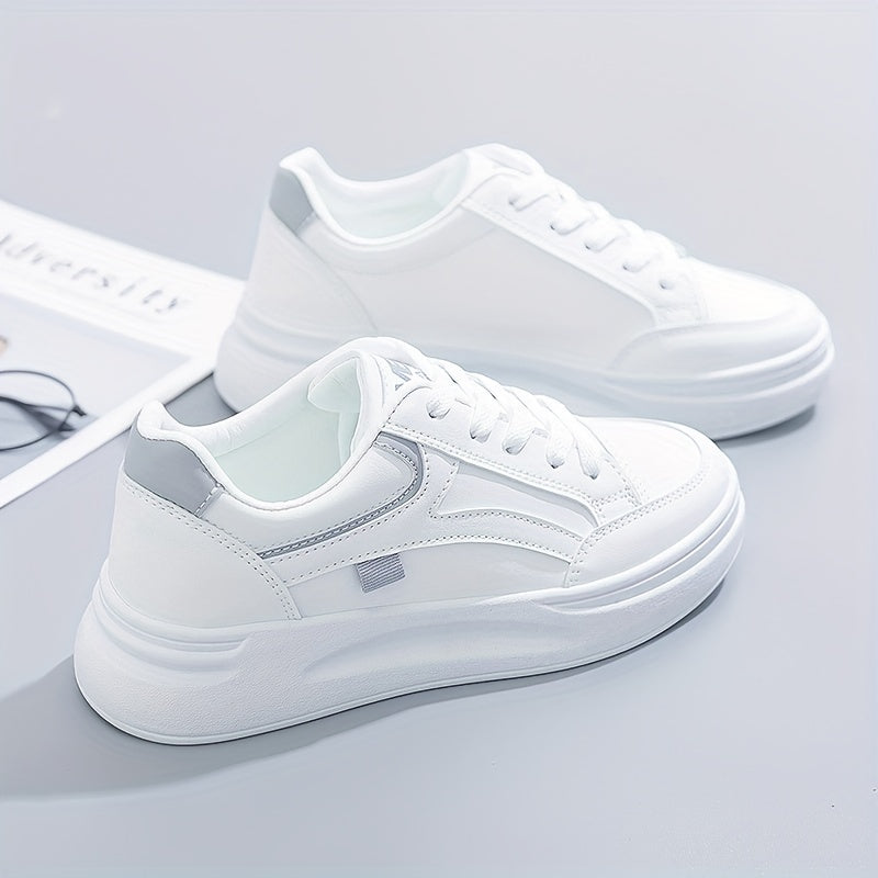 Eleganti Sneakers Bianche Leggere e Confortevoli