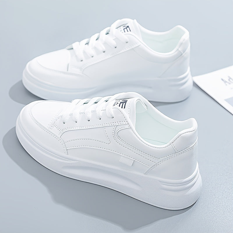 Eleganti Sneakers Bianche Leggere e Confortevoli
