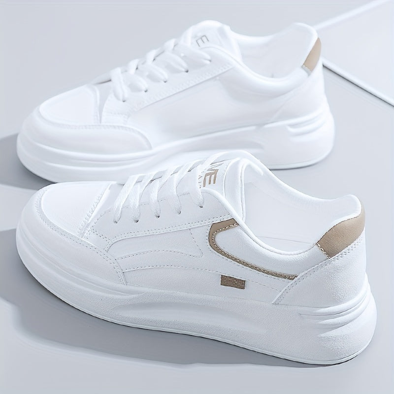 Eleganti Sneakers Bianche Leggere e Confortevoli