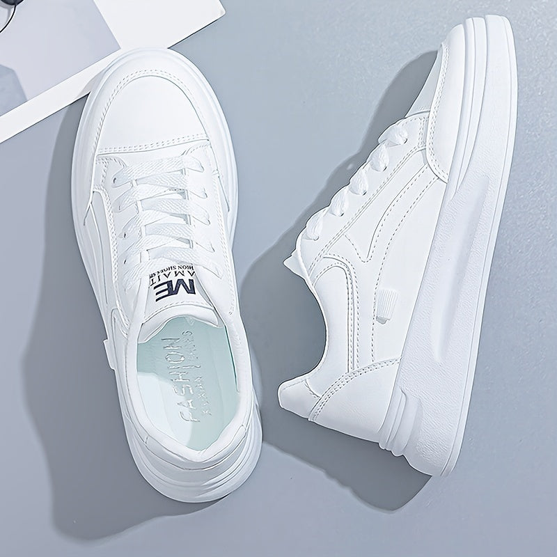 Eleganti Sneakers Bianche Leggere e Confortevoli