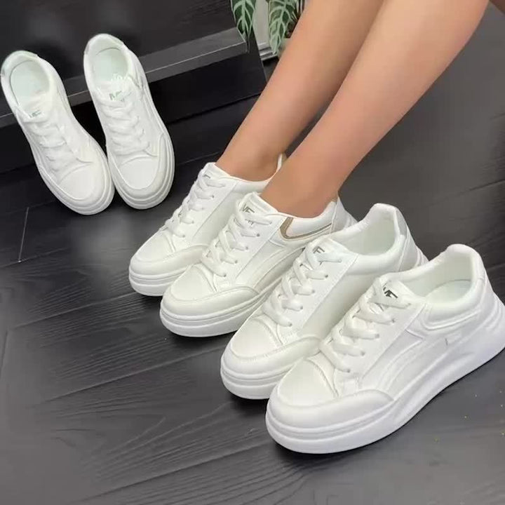 Eleganti Sneakers Bianche Leggere e Confortevoli