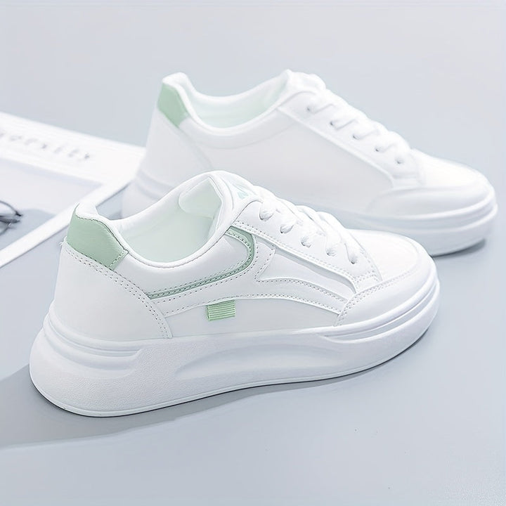 Eleganti Sneakers Bianche Leggere e Confortevoli