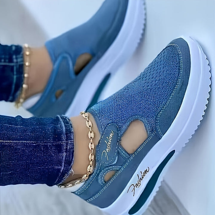 Scarpe slip-on sportive traspiranti con comfort e stabilità