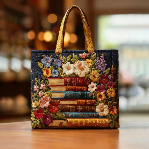Borsa™ Artigianale con Stampa Floreale