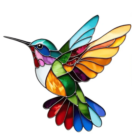 Gioiello colibrì colorato