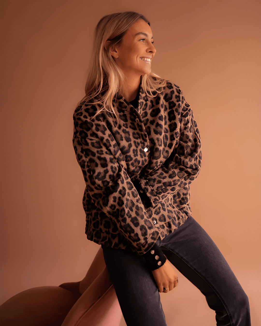 Leona – Bomber leopardato