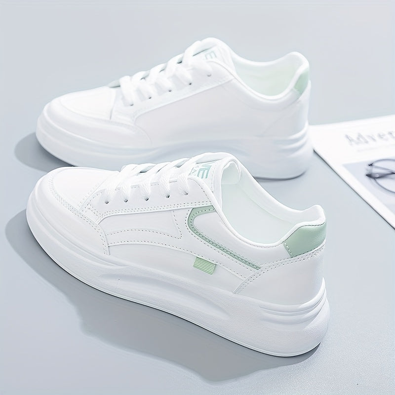 Eleganti Sneakers Bianche Leggere e Confortevoli
