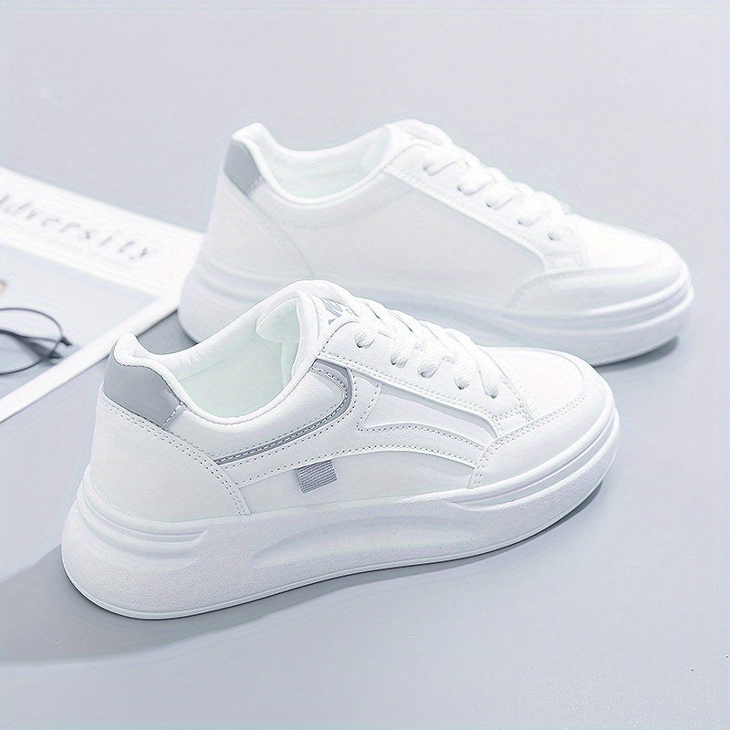 Eleganti Sneakers Bianche Leggere e Confortevoli