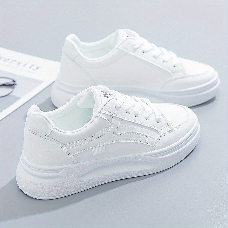 Eleganti Sneakers Bianche Leggere e Confortevoli