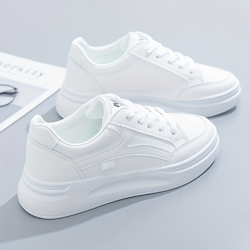 Eleganti Sneakers Bianche Leggere e Confortevoli
