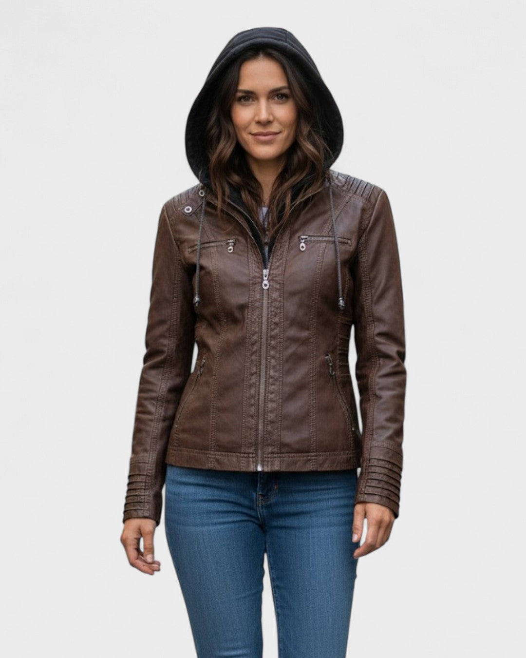 Klára™ | Giacca in pelle